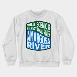 Amargosa River Wild, Scenic and Recreational River wave Crewneck Sweatshirt